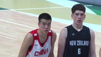 国青男篮热身赛-张懿赵杰14+5 中国男篮U16力克新西兰男篮U16